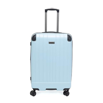 Kenneth Cole Reaction Flying Axis 24" Hardside Expandable 8-Wheel Spinner Check-Size Luggage, Dream Blue - color: Dream Blue, size: 24-Inch Checked