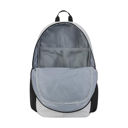PUMA Women's Poppy Backpack in Memory Cloth with Laptop Sleeve, Luggage Strap & Water Bottle Pockets - color: Cool Light Grey