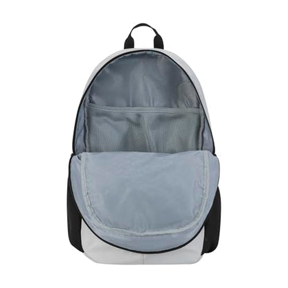PUMA Women's Poppy Backpack in Memory Cloth with Laptop Sleeve, Luggage Strap & Water Bottle Pockets - color: Cool Light Grey