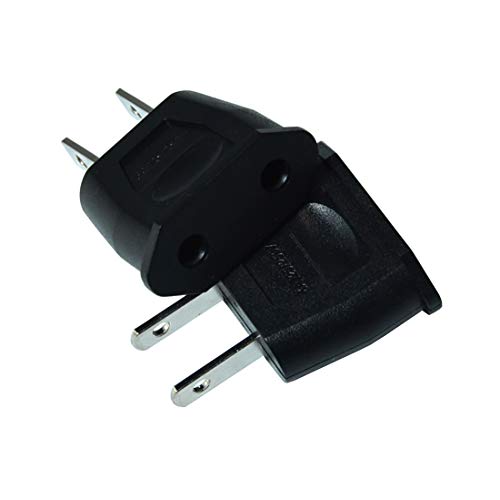 6pcs Socket Plug Adapter EU Euro to US Travel Charger AC Power - color: 6 pcs Black