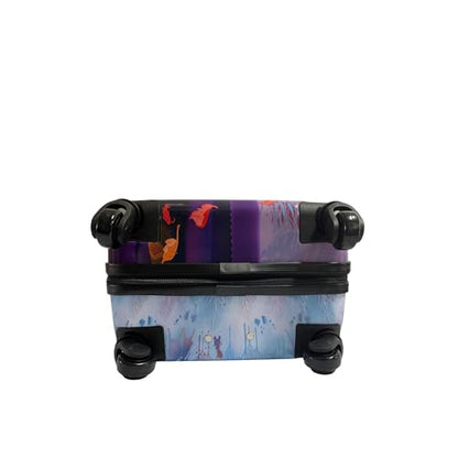 Fast Forward 20 Inches Frozen Suitcase For Kids - Hard Sided Tween Spinner Travel Trolley Kids Suitcase For Girls With Wheels - style: Frozen