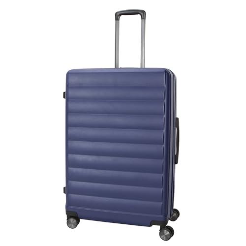 TRIPS EON 2-Piece Hardside 8-Wheel Spinner Luggage Set: 20" Carry-On & 28" Checked Suitcase Size Luggage, Blue Ribbon - color: Blue Ribbon, size: 2PC SET(CARRY ON+ LG CHECK)