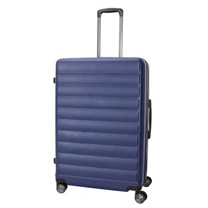 TRIPS EON 28-Inch Lightweight Durable Hardside 8-Wheel Spinner Checked Suitcase Size Luggage, Blue Ribbon - color: Blue Ribbon, size: LARGE CHECKED