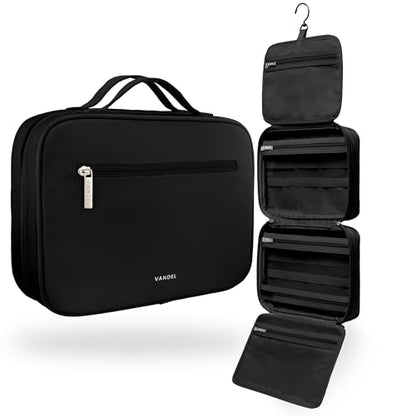 VANDEL Waterproof Hanging Toiletry Bag [TSA-Approved] Cosmet Travel Bag - color: Black