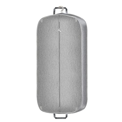 Limoomil 42" Heavy‑Duty Waterproof Foldable Travel Garment Bag, Grey - color: Grey, size: 42" x 24" x 4"
