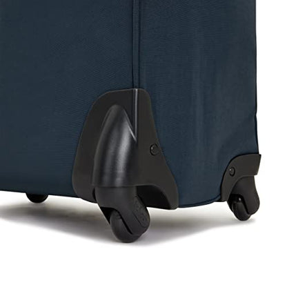 Kipling Women's Darcey Medium 26-Inch Softside Checked Rolling Luggage, 360 Degree Spinning Wheels, Adjustable Packing Straps - color: True Blue Tonal, size: Checked-Medium 26-Inch