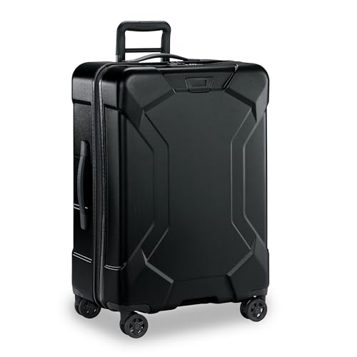 Briggs & Riley Torq Medium 27 Inch Hardside Checked Luggage, Stealth Black - color: Stealth, size: 27"