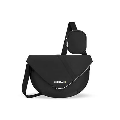 Sherpani Milli, Small Crossbody Purse for Women, Shoulder Bag - color: Raven