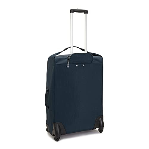 Kipling Women's Darcey Medium 26-Inch Softside Checked Rolling Luggage, 360 Degree Spinning Wheels, Adjustable Packing Straps - color: True Blue Tonal, size: Checked-Medium 26-Inch