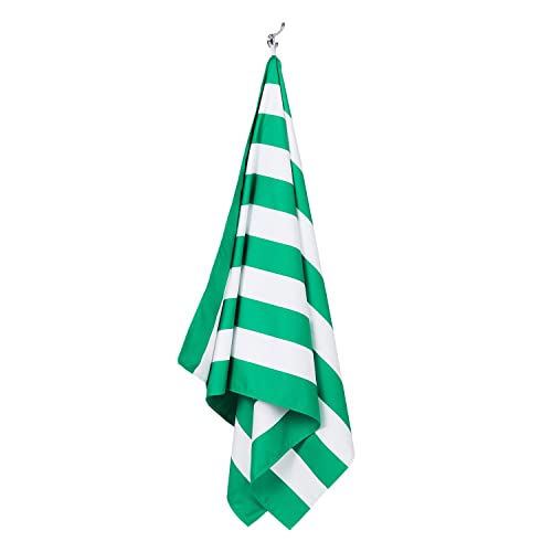 Dock & Bay Quick Dry Beach Towel - Cabana - Cancun Green - Large - color: Cabana - Cancun Green, size: Large (160x90cm, 63x35")