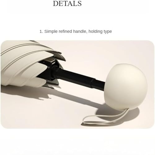 Portable Folding Compact Travel Umbrella,with Protective Case, Windproof Manual Open Close for Outdoor Use