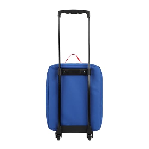 Super Mario Bros Character Group Shot 14" Youth Blue Soft Sided Luggage - color: Super Mario Group Shot Blue