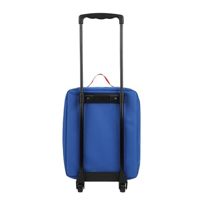 Super Mario Bros Character Group Shot 14" Youth Blue Soft Sided Luggage - color: Super Mario Group Shot Blue