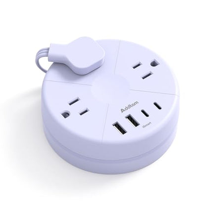 Travel Essentials 3Ft Power Strip -Purple Cruise Approved Power Strip - color: Purple, size: 3 FT