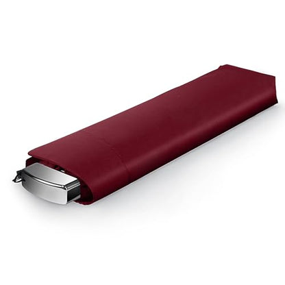 Travel Umbrella Compact Small Folding Windproof Lightweight for Women - color: 08.Wine Red