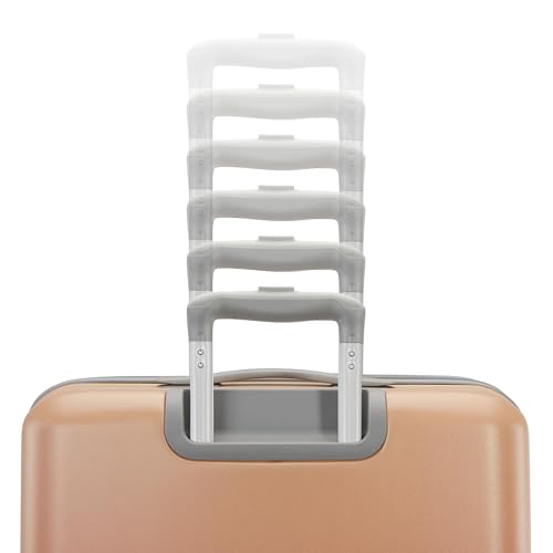 American Tourister Moonlight II Hardside Expandable Luggage with Spinner Wheels, Ombre Peach, Large Checked Suitcase 28-Inch - color: Ombre Peach, size: Checked 28-Inch