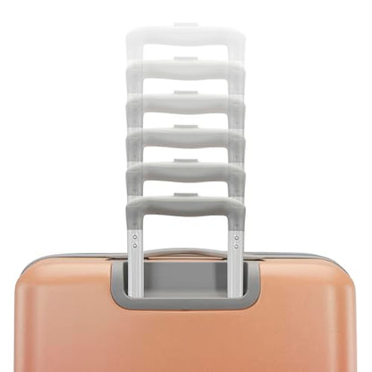 American Tourister Moonlight II Hardside Expandable Luggage with Spinner Wheels, Ombre Peach, Large Checked Suitcase 28-Inch - color: Ombre Peach, size: Checked 28-Inch