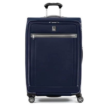 Travelpro Platinum Elite Checked Luggage Spinner, Dark, 29-Inch - color: Dark Blue, size: Checked-Large 29-Inch