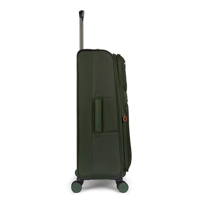 Quiksilver Buxton Suitcases Softside Expandable Luggage with Spinner Wheels, Large 3-Piece Set (20/26/30) (Green) - color: Green