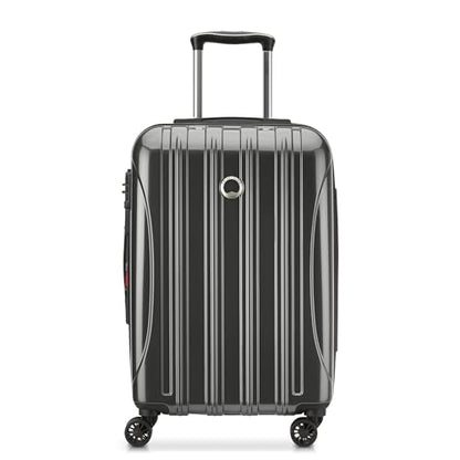DELSEY PARIS Helium Aero Hardside Expandable Luggage with Spinner Wheels, Brushed Charcoal, 2-Piece Set (21/24) - color: Brushed Charcoal, size: 2-Piece Set (21/24)