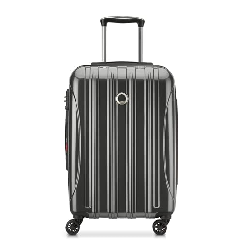 DELSEY PARIS Helium Aero Hardside Expandable Luggage with Spinner Wheels, Brushed Charcoal, 2-Piece Set (21/24) - color: Brushed Charcoal, size: 2-Piece Set (21/24)