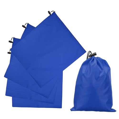 uxcell 210D Polyester Drawstring Bag w/Toggle,14x16 Inch Bag,Dark Blue - color: Dark Blue, size: 14x16inch