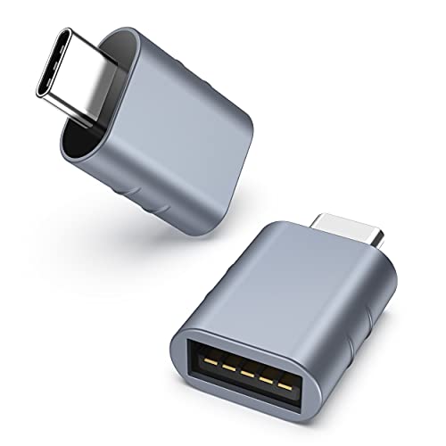 Syntech USB C to USB Adapter Pack of 2, USB 3.0 to Thunderbolt 5/4 Adapter - color: Blue, size: 1.08 X 0.65 X 0.32 Inch