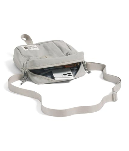 THE NORTH FACE Berkeley Crossbody Bag | Adjustable Strap, Water-repellent Finish, Internal Divider & External Pocket - color: Stone Slab