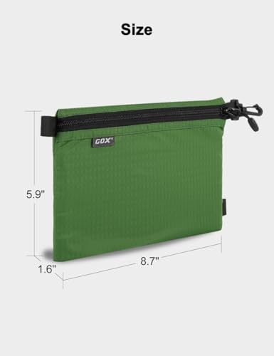 GOX Travel Small Toiletry Bag - color: Blackish Green