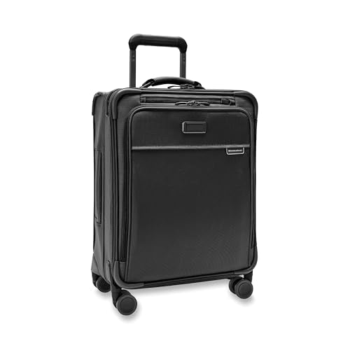 Briggs & Riley Baseline Global 21 Inch Softside Carry-On Spinner, Black - color: Black, size: 21" Carry-On