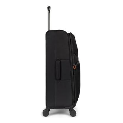Quiksilver Buxton Suitcases Softside Expandable Luggage with Spinner Wheels, Large 3-Piece Set (20/26/30) (Black) - color: Black