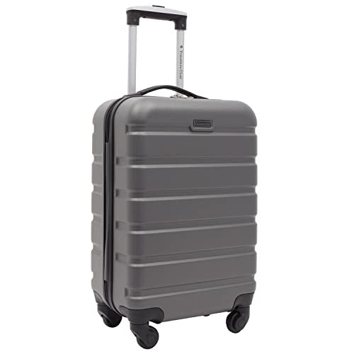 Travelers Club Harper Luggage, Charcoal, 2 Piece Set - color: Charcoal, size: 2-Piece Set