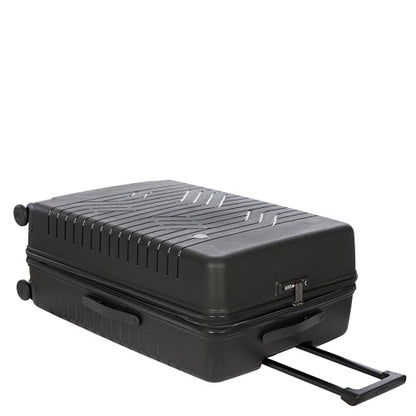 Bric's B|Y Ulisse Set of 2 Luggages with Spinner Wheels – Carry-On Airline Approved and Checked Expandable Lightweighted Hard Shell Suitcases, TSA Combination Lock - 21 Inch & 30 Inch, Black - color: Black, size: 2-Pieces (Carry-on & Checked-large)