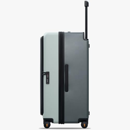 LEVEL8 Top Opening Luggage, 28 Inch Wide Handle Expandable Suitcase Celadon - color: Celadon, size: 28Inch