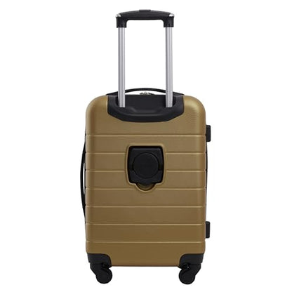 Wrangler Smart Spinner Hardside Luggage, 2 Piece Set, Wood Thrush - color: Wood Thrush, size: 2 Piece Set