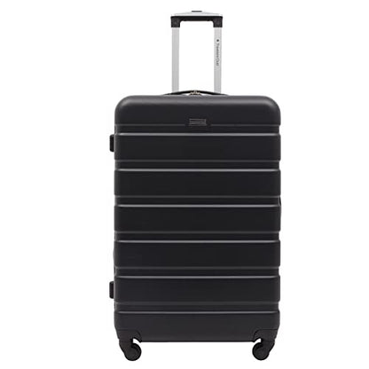 Travelers Club Harper Luggage, Black, 2 Piece Set - color: Black, size: 2-Piece Set
