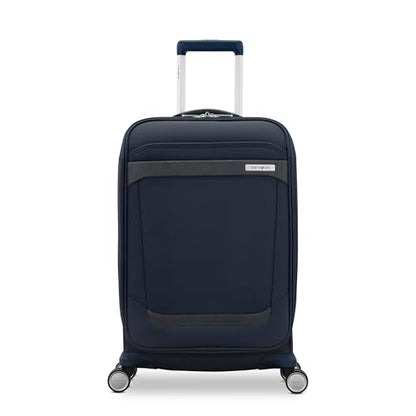 Samsonite Elevation Plus 22-Inch Carry-On - Expandable Softside Spinner Luggage - Midnight Blue - color: Midnight Blue, size: Expandable Carry-On