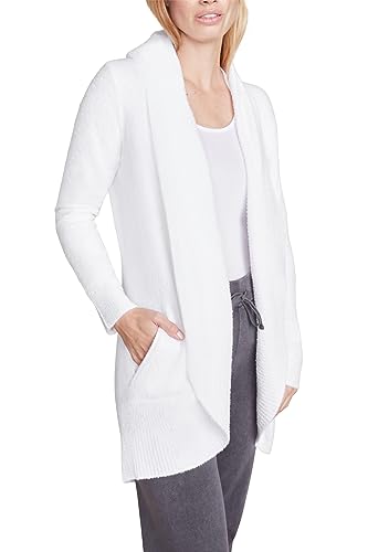 Barefoot Dreams® CozyChic Lite® Circle Cardi - color: Sea Salt, size: Large