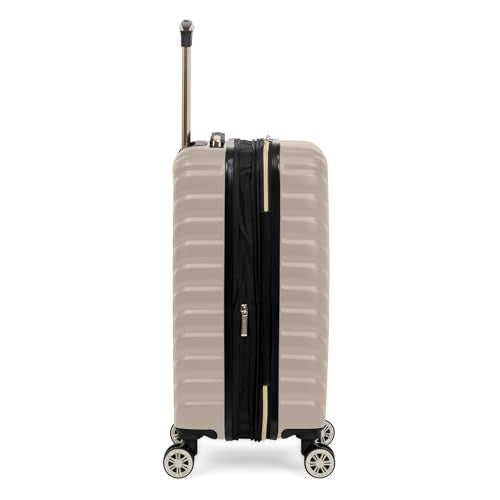 Kenneth Cole REACTION Madison Square Lightweight Hardside Chevron Expandable Spinner Luggage, Taupe, 2-Piece (20" Carry On + Sophie Backpack) - color: Taupe, size: 2-Piece (20" Carry On + Sophie Backpack)