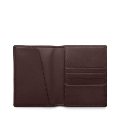Leatherology Deluxe Passport Cover – Leather Travel Wallet with Card Slots, Pockets & Cash Storage | Leather Travel Wallet with 4 Card Slots, 2 Side Pockets, Cash & Boarding Pass Storage - color: Brown