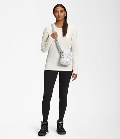 The North Face Jester Crossbody Bag - color: Tnf White Metallic Mélange/Mid Grey-npf