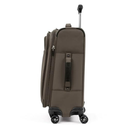 Travelpro Tourlite Softside 21" Expandable Luggage with 4 Spinner Wheels, Lightweight Suitcase, Carry-On, Espresso Brown - color: Espresso, size: Carry-On 21-Inch