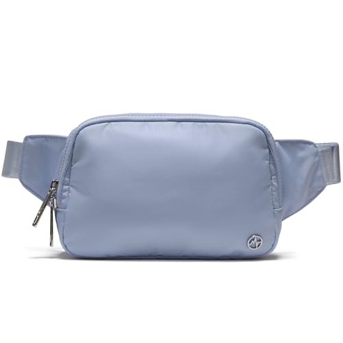 Pander Belt Bag Large 2L, Nylon Fanny Pack Purse for Women and Men with Adjustable Strap - color: Windmill Blue