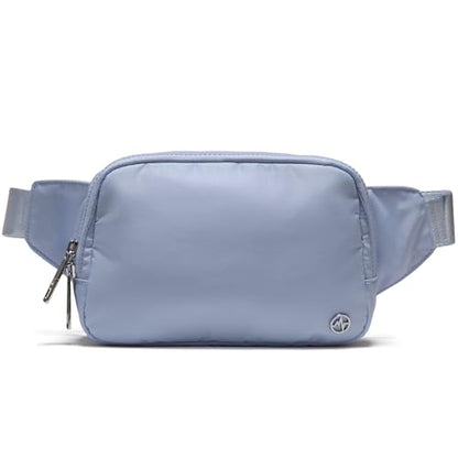 Pander Belt Bag Large 2L, Nylon Fanny Pack Purse for Women and Men with Adjustable Strap - color: Windmill Blue