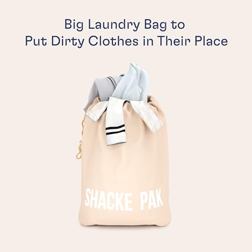 Shacke 8 Set Packing Cubes for Travel, Shoe & Toiletry Bags (Cream) - color: 8 Set - Cream, size: Set of 8