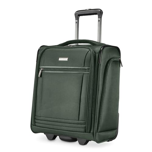 Ricardo Avalon 28L Underseat Carry On Luggage – Sustainable Travel Bag, Compact Suitcase with Wheels, Travel Essentials for Short Trips, Fits Under Seat, 16-inch, Juniper Green - color: Juniper Green