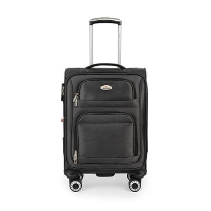 20'' Carry on Luggage,Softside Suitcase,Expandable 15% - color: Black, size: Carry-On 20-Inch