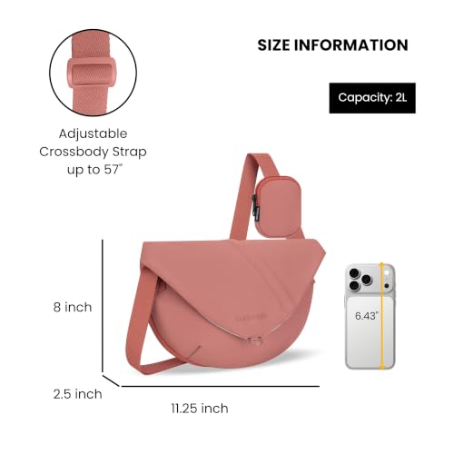 Sherpani Milli, Small Crossbody Purse for Women, Shoulder Bag - color: Desert