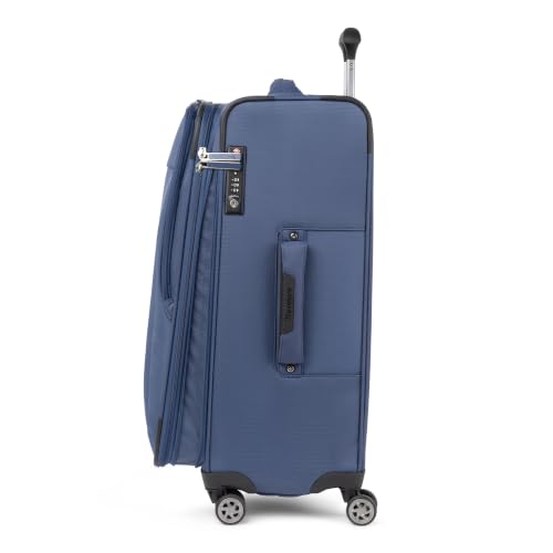 Travelpro 25" Softsided Checked Luggage, Expandable, TSA Lock, Ocean Blue - color: Ocean Blue, size: 25-Inch Checked-Medium