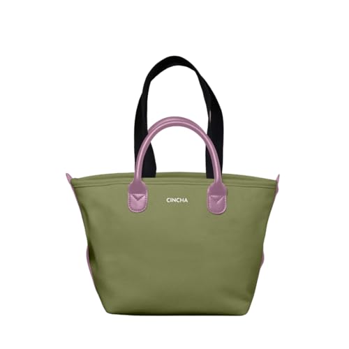 Cincha Canvas Go-Tote Bag, Water-Resistant, Versatile Travel Bag, Lightweight & Compact, As Seen on Oprah's Favorite Things - color: Olive, style: Mini